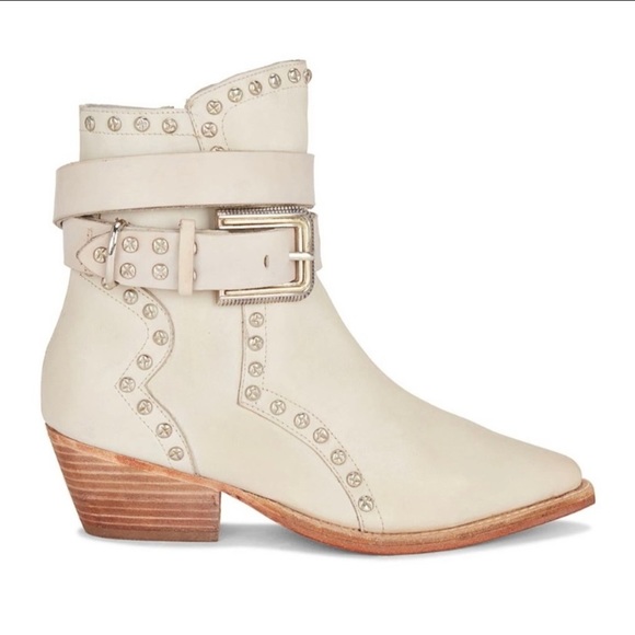 Free People Shoes - Free People Cream Ankle Boots